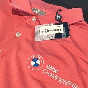 AHEAD Coral Performance Polo Shirt L from the BMW Championship 🔥🔥🔥🔥color